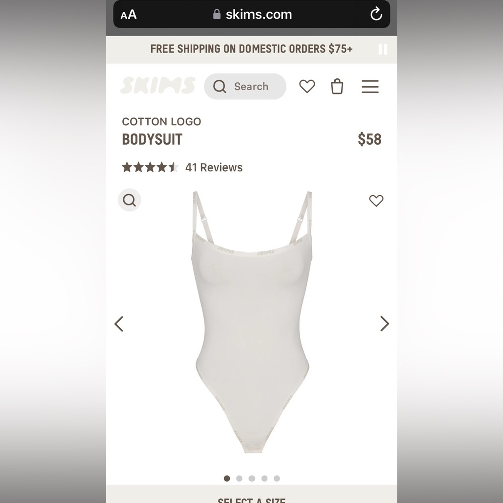 SKIMS bodysuit